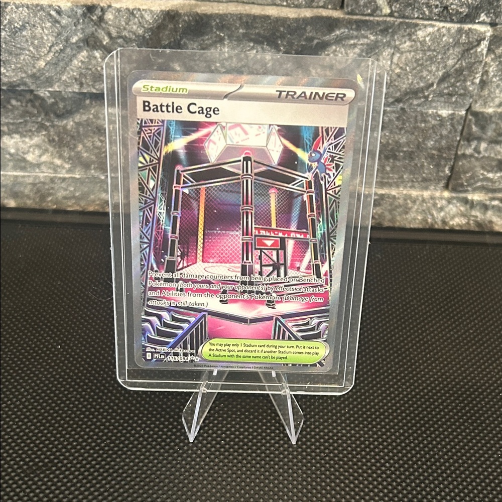 Pokemon Battle Cage 116/094 Full Art Trainer from Phantasmal Flames 🔥 Set M/NM‎